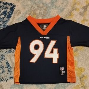 Team Apparel Kids' Dark Blue and Orange Jersey
